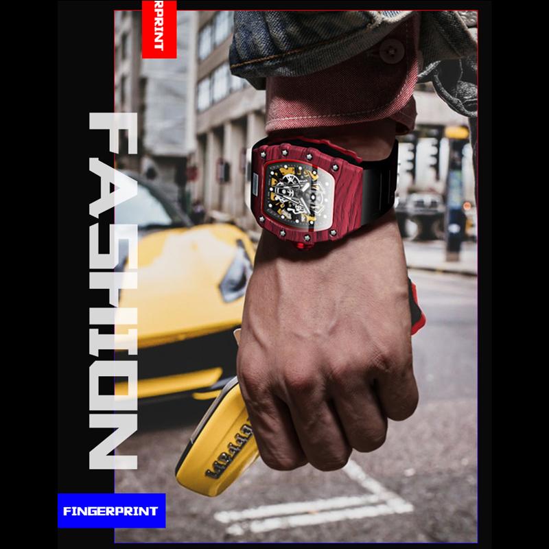 Часы KIMSDUN мужские, лучший бренд класса люкс, часы с автоматическим вырезом, стол Miller, модные мужские спортивные часы