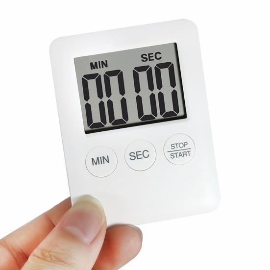 Magnetic Square LCD Digital Timer Kitchen Cooking Countdown Alarm Clock Tools