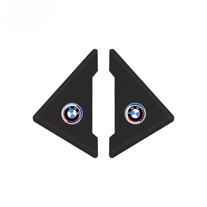 2Pcs Car Door Corner Covers Anti-collision Sticker Auto Protection Decal for BMW 50th 1 3 5 7 Series E36 E46 E60 X5 X6 F16 F30