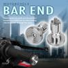 1Pair Universal Handle Plug Aluminum Alloy Metal Handlebars End  for Motorcycle Electric Bike