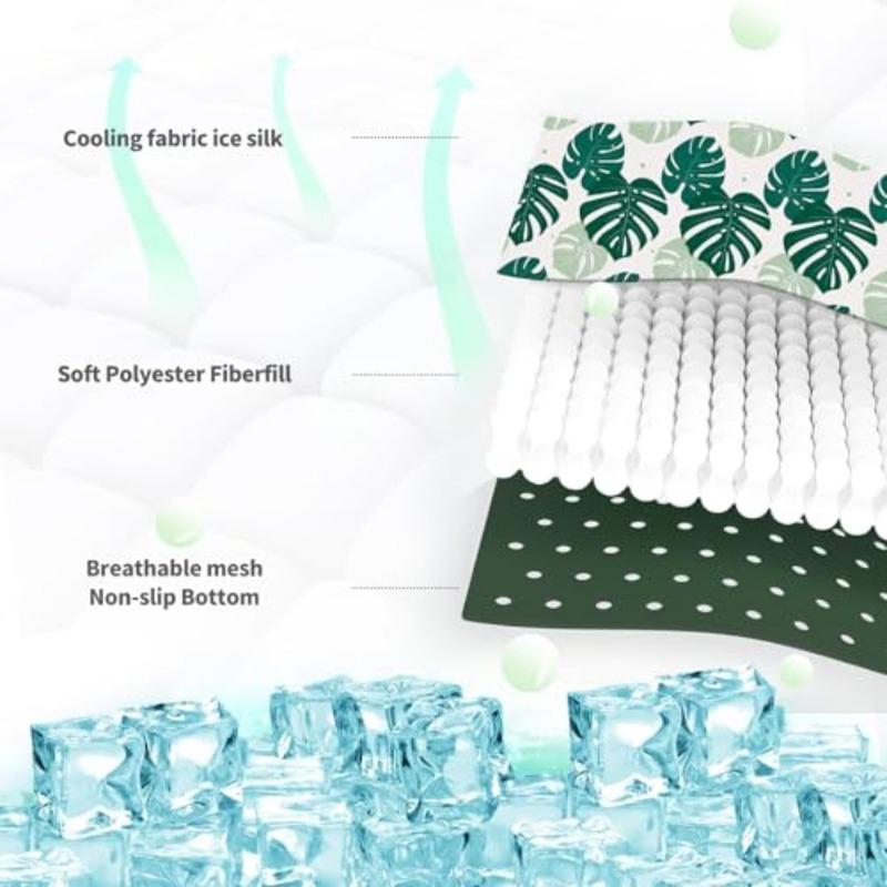 Pet Cooling Mat Ice Silk Cooling Mat for Dogs and Cats Portable and Washable Pet Cooling Blanket, Car Seats, Beds f