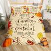 Thanksgiving Day Decorative Bedding Set 3-piece Suitable For Girls And Boys Children's Room Decoration Türkiye Autumn Pumpkin