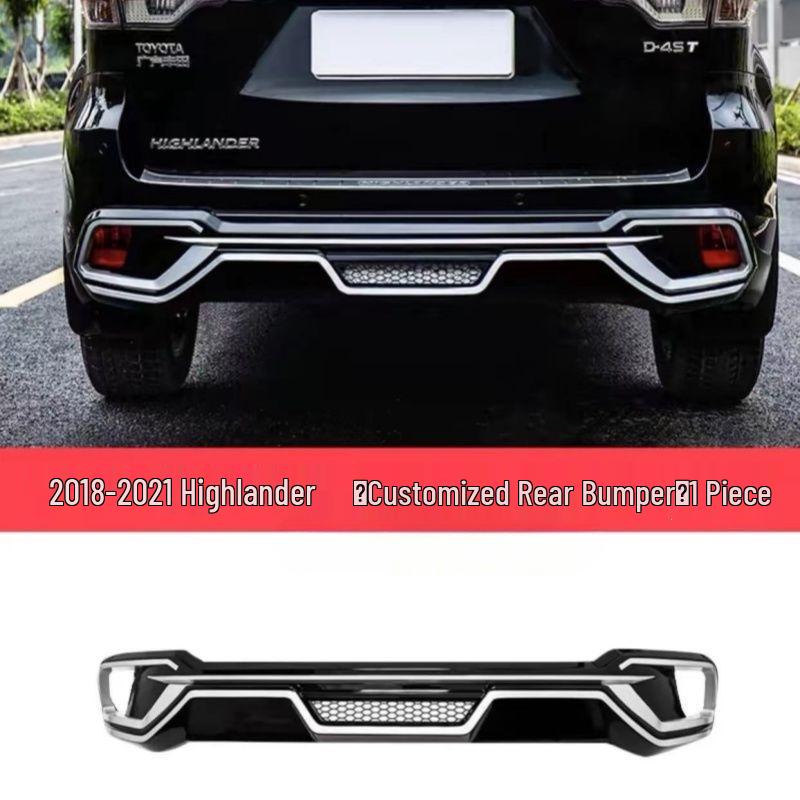 Защита переднего бампера и обвес для Toyota Highlander (Модели 2018-2024 гг.)