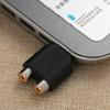 Interconnects TV Video Accessories Y Splitter Audio Adapter Converter 3.5mm To 2 RCA Female Male