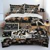 3D Print Freddie Mercury Queen-Rock-Band Bedding Set Duvet Cover Bed Set Quilt Cover Pillowcase Comforter King Queen Size