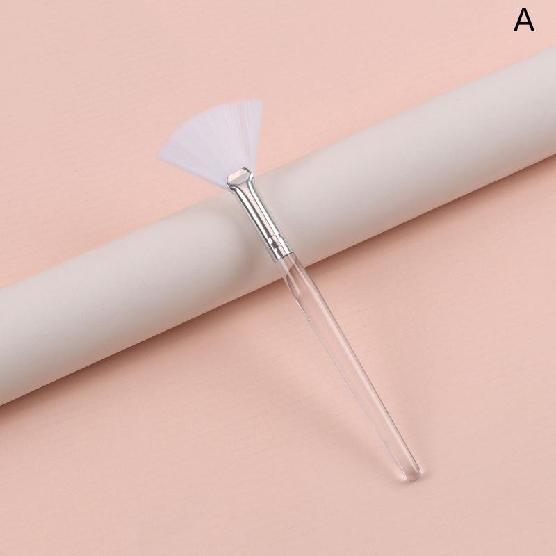 Практичные кисти для лица Веерные кисти для макияжа Мягкие портативные кисти для масок Косметические инструменты
