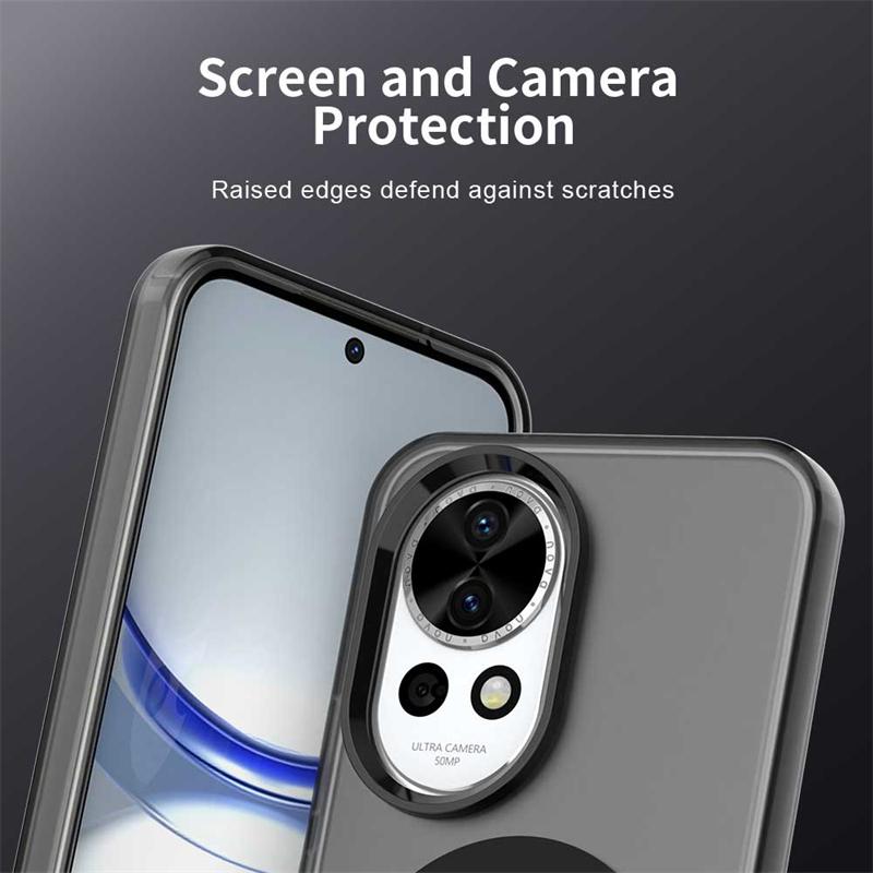 Прозрачный чехол для Huawei Nova 13 Чехол для Huawei Nova 13 Магнитная адсорбция Беспроводная зарядка Чехол для Huawei Nova 13 Чехол