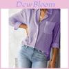 Streetwear Loose Fit Shirt With Long Sleeves For Casual Women