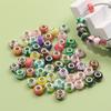 30/50/100 шт. желейных разноцветных садовых бусин, европейские бусины для рукоделия, большие интервальные бусины с отверстиями, сделай сам, ювелирные изделия, браслеты, ожерелья, изготовление ювелирных изделий