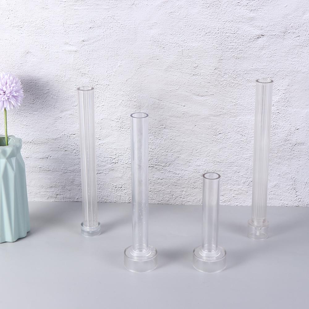 DIY Craft Plastic Clay Tools Match Large Cylinder Rib Candle Mold Soap Making Long Pole Stripe