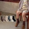 5 пар школьных спортивных носков Tennies для детей, мальчиков, малышей и девочек, носки до колена, мягкие хлопковые детские носки в полоску