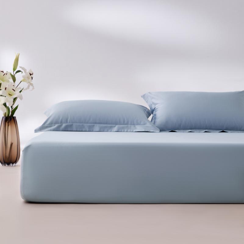 Роскошный комплект постельного белья из египетского хлопка плотностью 800 нитей, комплект постельного белья, 1 простыня на резинке, 2 наволочки, мягкий чехол для матраса