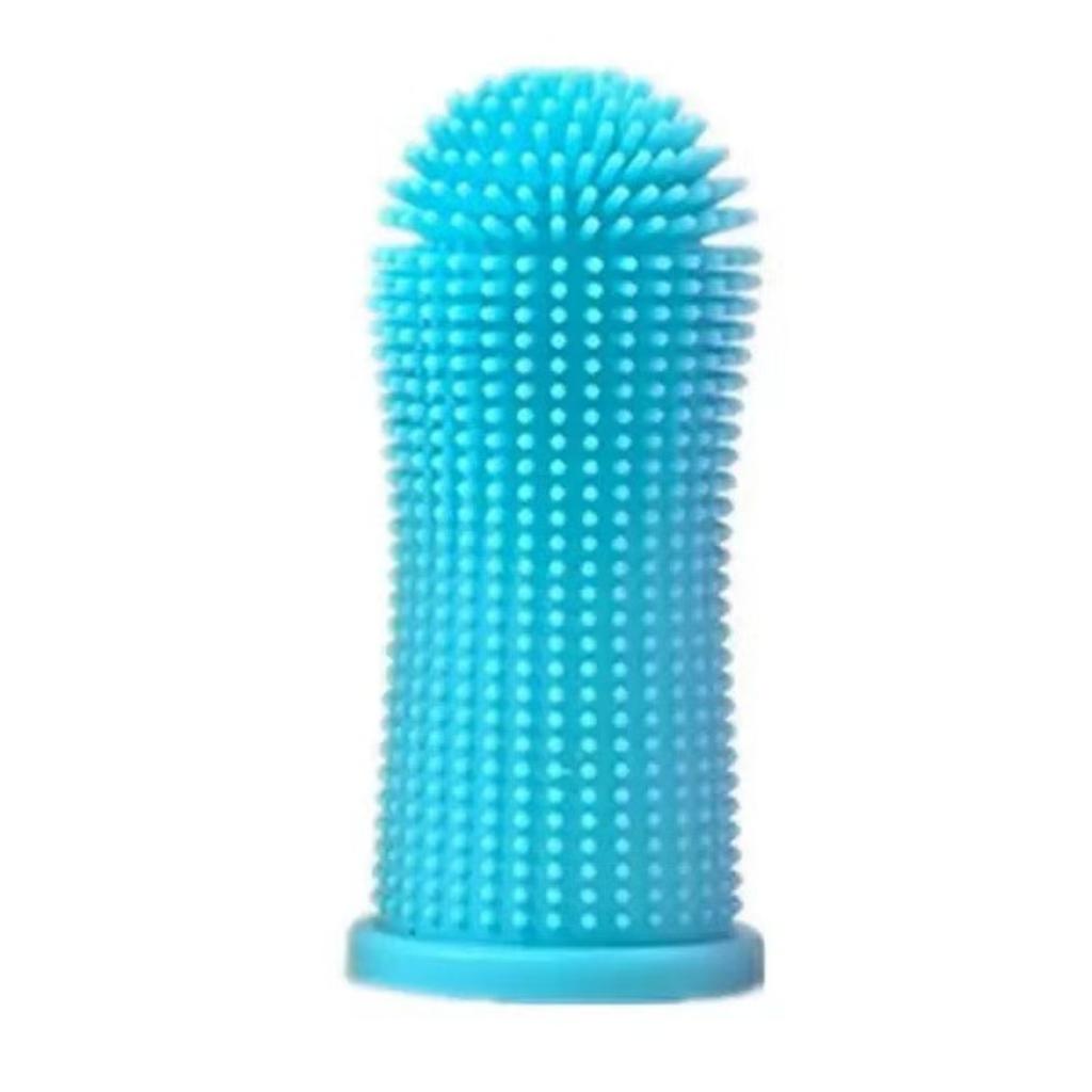 Зубные щетки для питомцев Мягкая щетка Зубная щетка для собак Чистка зубов Силиконовый напальчник Щетка для ухода из пищевого силикона