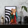Статуэтка Святого Семейства Сцена Рождества Фигурка Иисуса Ремесленное Искусство Скульптура для Рождества Гостиной Дома