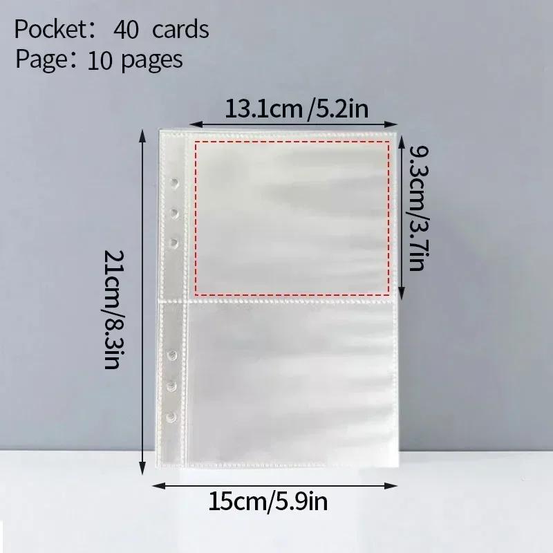 A5 3-дюймовая фотокарточка Kpop Card Binder школьные канцелярские принадлежности держатель для фотокарточек фотоальбом переплет книги наполнитель страницы домашний декор сад