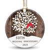 Украшение на 50-летний юбилей свадьбы, 50-летие свадьбы, Счастливого 50-летнего юбилея Романтические подарки для пары, Родителей, Жены, Мужа, Друзей