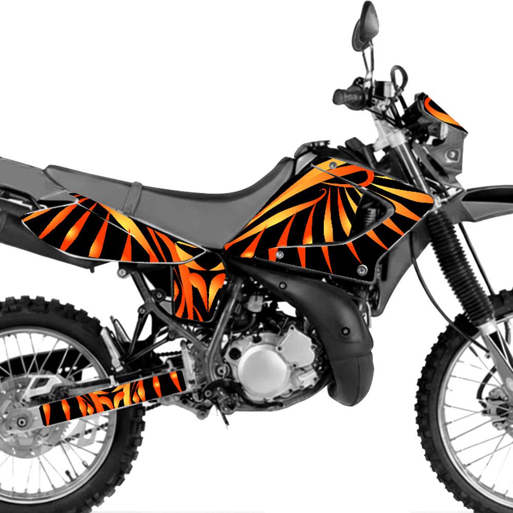 Декоративные наклейки для внедорожного мотоцикла Yamaha DT125 RE X