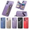 Wallet Case Fashion Zipper For Xiaomi Poco X6 Pro M6 C65 X5 X4 X3 M4 M3 Pro F5 X5 M5 F3 F4 Xiaomi 11t 12t Leather Back Cover