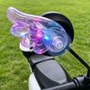 Colorful Lights Motorcycle Decor Accessories Creative Electric Scooter Ornaments  Electric Car