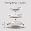Portable Folding Wash Basin 3Pcs Set Drop Resistant Multifunctional Collapsible Sink for Home Bathroom Outdoor Use
