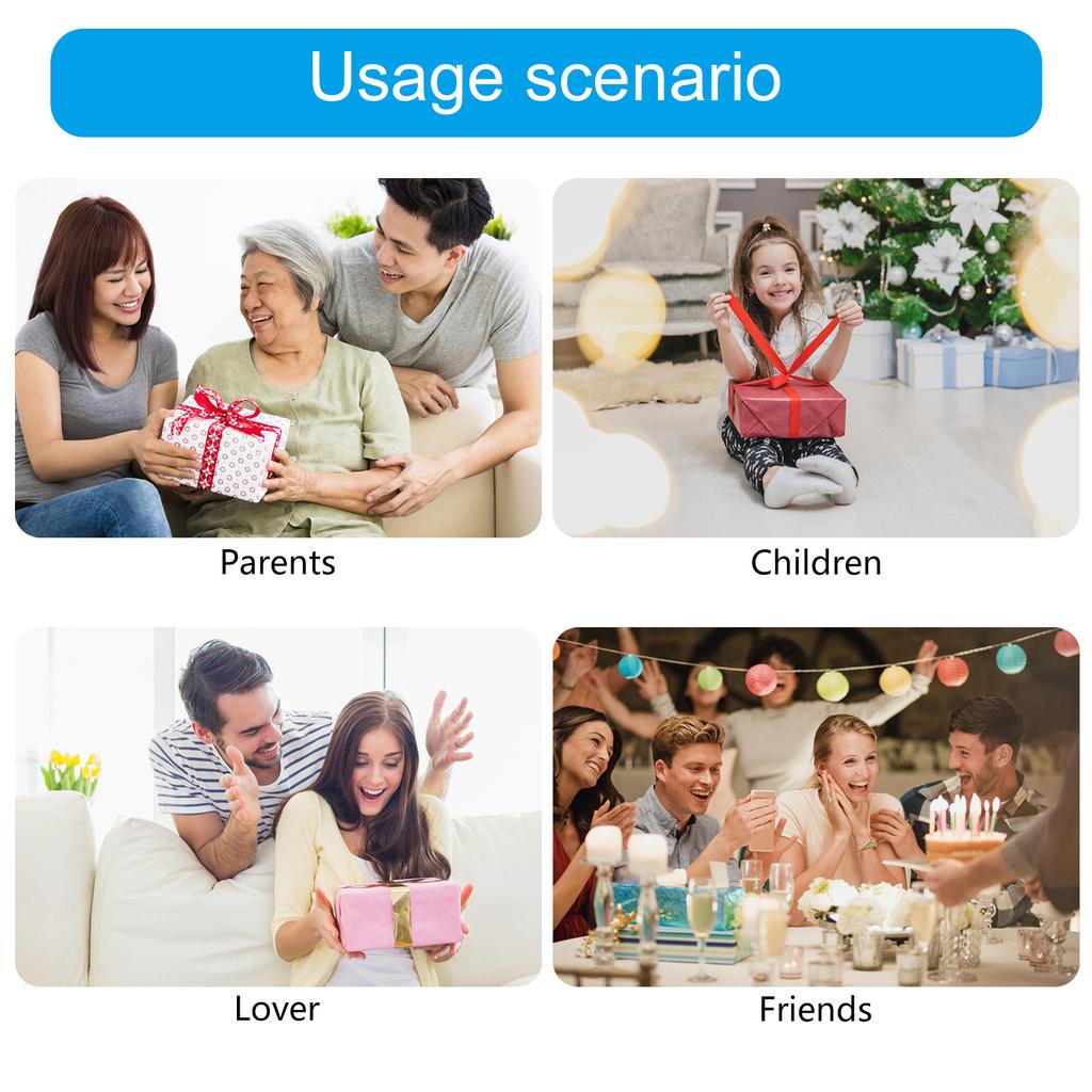 Набор упаковочной бумаги для подарков на день рождения Уникальная упаковочная бумага с узором для подарков на день рождения с бирками и соломенной веревкой