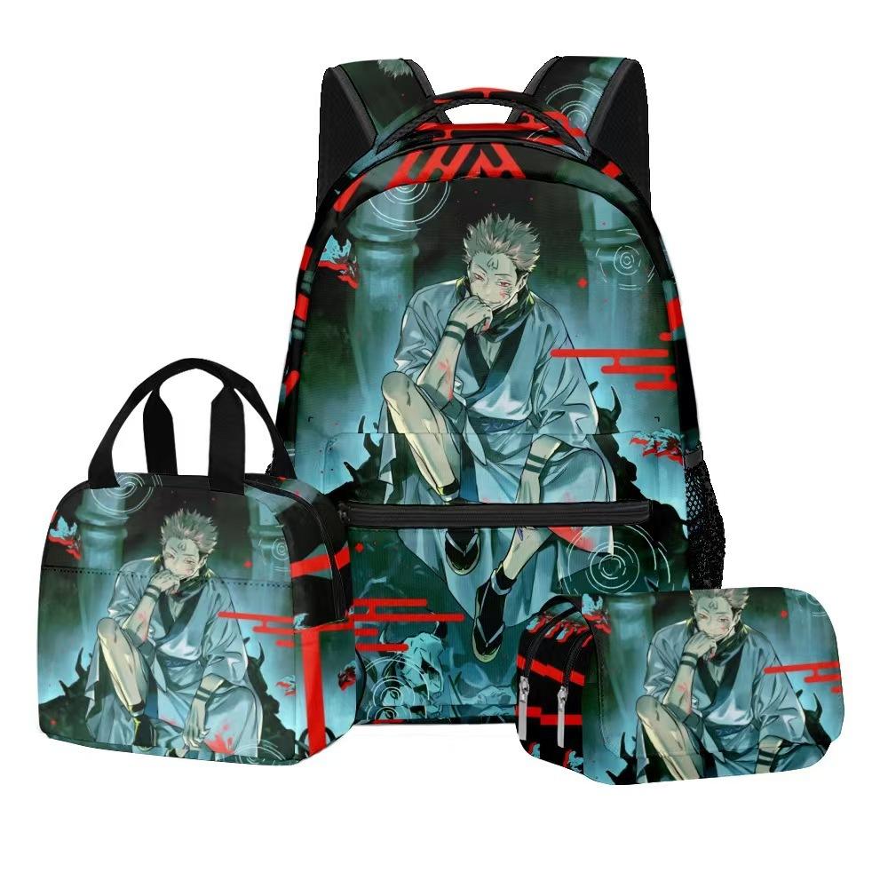 Jujutsu Kaisen Three piece student backpack set