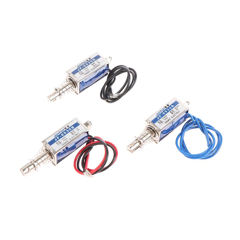 DC 6V 12V 24V Магнитный соленоид двухтактный электромагнит с открытой рамкой 0530B