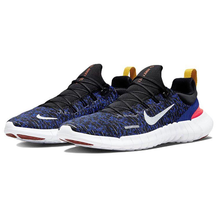Nike Мужские кроссовки Free Run 5.0 Black Concord Cinnabar Football-серый CZ1884-011