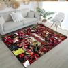 Ac Milan Customizable Name Area Rug Perfect for Playrooms Study room Game Room Foyer Anti-slip Rug Office home decor
