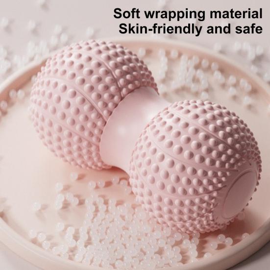 Массажный мяч с арахисом для глубокой релаксации мышц, двойной ролик для лакросса, физиотерапия, массажер для ног, рук, талии, живота, спины, ступней, всего тела