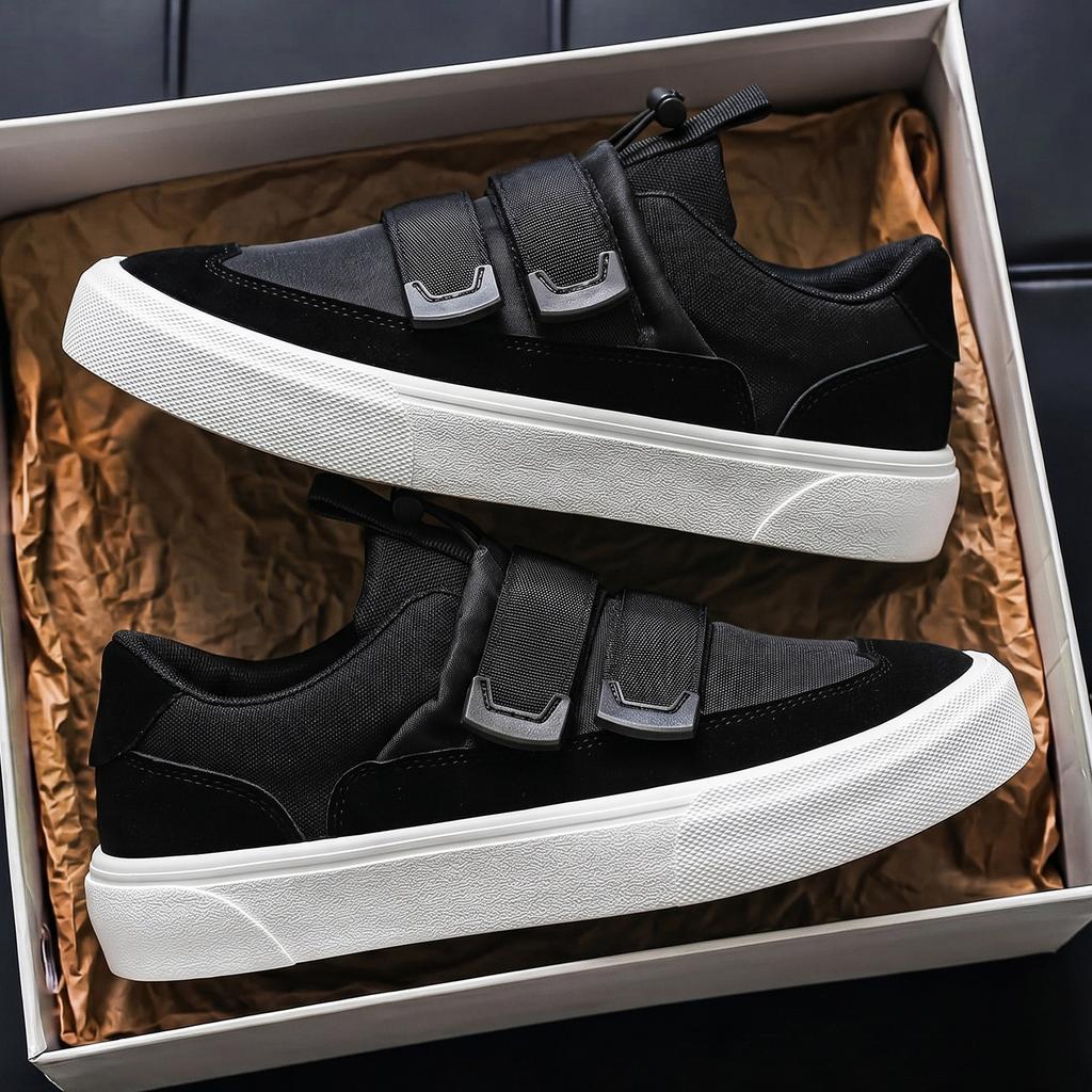 Men Casual Board Sneakers Low Top Lightweight Shoes for Walking Commuting Travel Streetwear School and Everyday Wear Sizes 39-44