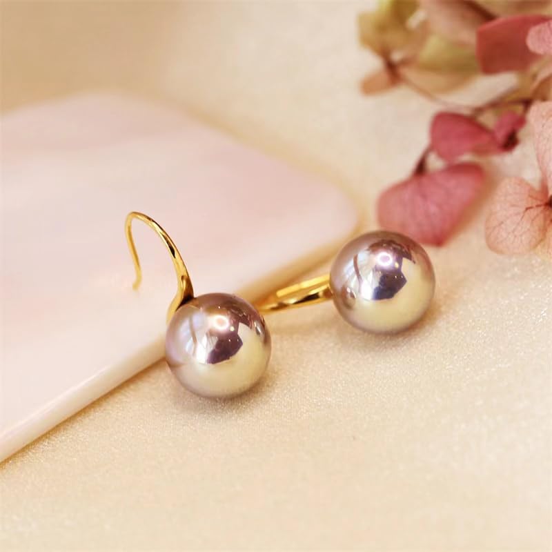 WICKM earrings ladies Popularity Compatible with metal allergies ring earrings 18k gold earrings women earrings Leave it on Swaying adult …