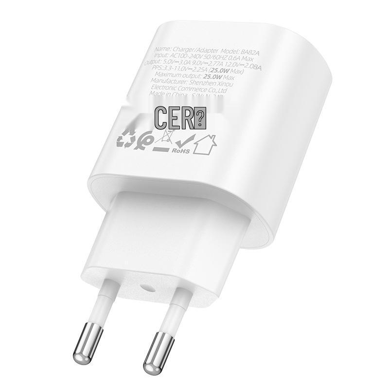 BOROFONE BA82A Быстрое зарядное устройство PD 25 Вт для телефонов Apple Type-C