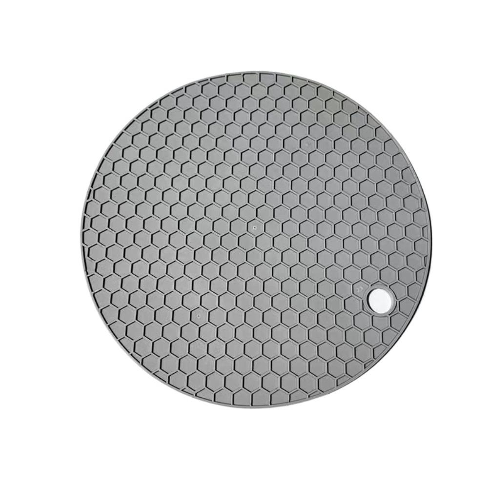 Silicone Honeycomb Heat Insulation Pad Heat Insulation Anti Slip Placemats Circular Waterproof Pad Kitchen Accessories