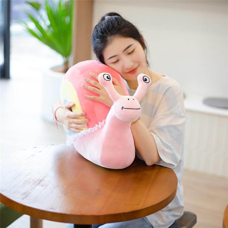 Улитка Очаровательная Цветная Плюшевая Игрушка Мультяшная Кукла Девочка Ребенок Компаньон Подарок на День Рождения