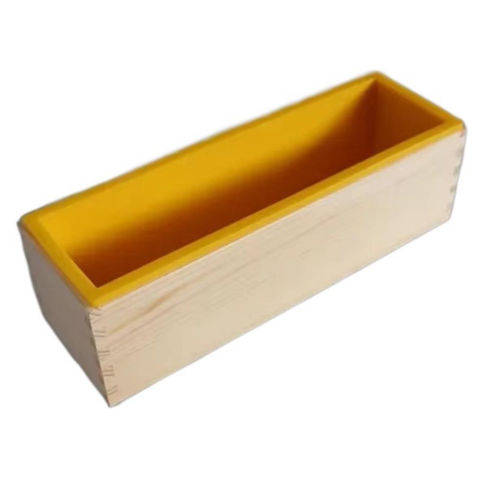 Деревянная коробка Силиконовая форма для мыла Прямоугольная форма Коробка для мыла Форма для тостов Аксессуары для выпечки