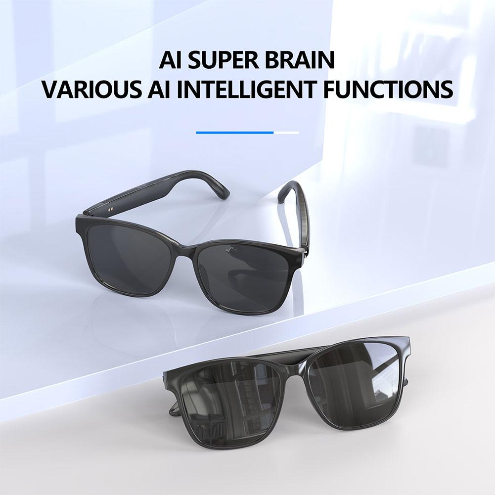 AI Очки Наушники Автоматический Голосовой Перевод Очки AI Переводчик Поддержка 75 Языков BT 5.4 для Спорта Встреч Записи