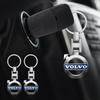 Металлический брелок с фирменным логотипом Volvo для улучшенной эстетики, совместим с различными моделями