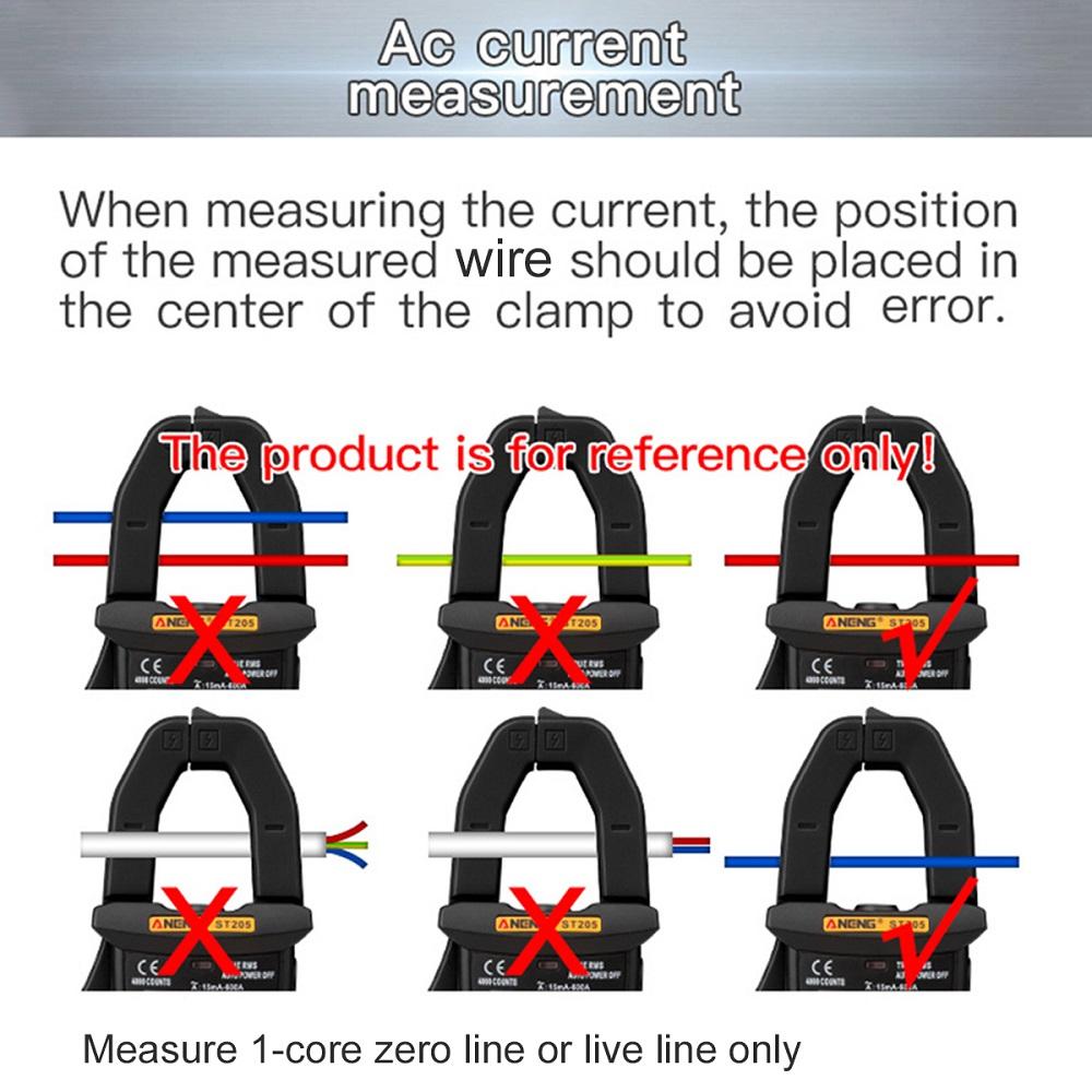 Умные клещи ANENG ST170, 1999 г., цифровой мультиметр с автоматическим выбором диапазона, ЖК-экран, напряжение переменного и постоянного тока