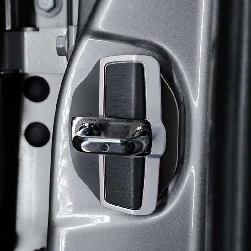 Sp-Car TRD Door Lock Buckle Upgraded Stabilizer Cover Latches Stopper For-Lexus-Toyota Series Eliminate Abnormal Space