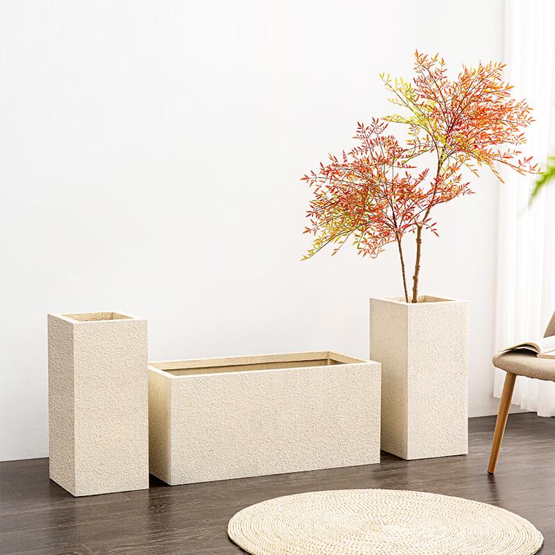 Hualongdun True Stone Finish Magnesium Oxide Planter