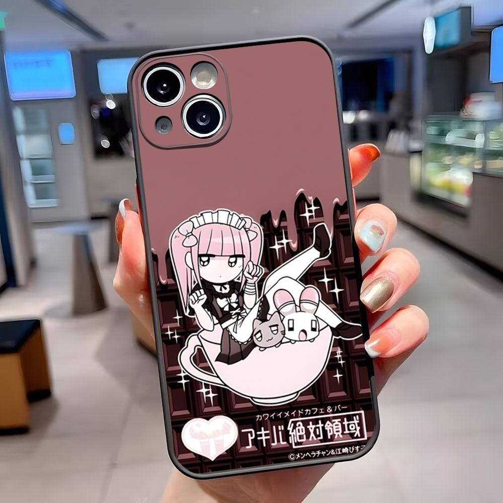 Чехол для телефона-комикса M-Menhera Chan, матовый, полупрозрачный, для iPhone 15 Pro 16 Pro Max 13 11 12 14 Xs X Xr 7 8 Plus Se, задняя крышка
