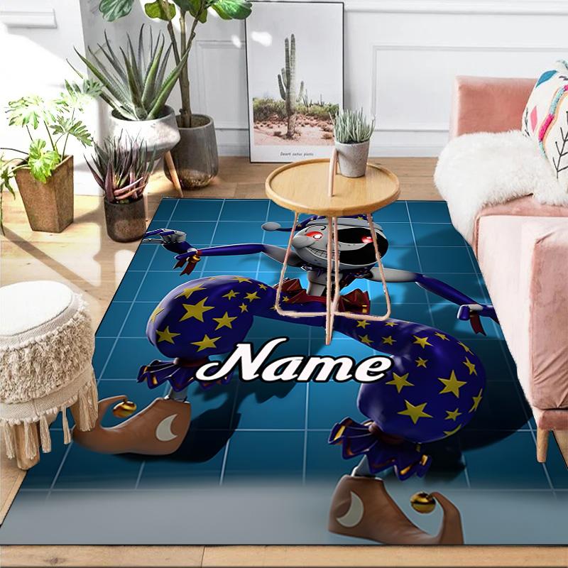 Custom Name Daycare Star Adventure Rug Game Carpet, Floor Mat for Bedroom Living Room Entryway Rug, Home Decor Idea Gift for Christmas birthday