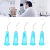 100 шт. Одноразовые стоматологические предварительно изогнутые ирригационные насадки, дозирующая игла, сменный аксессуар, синий
