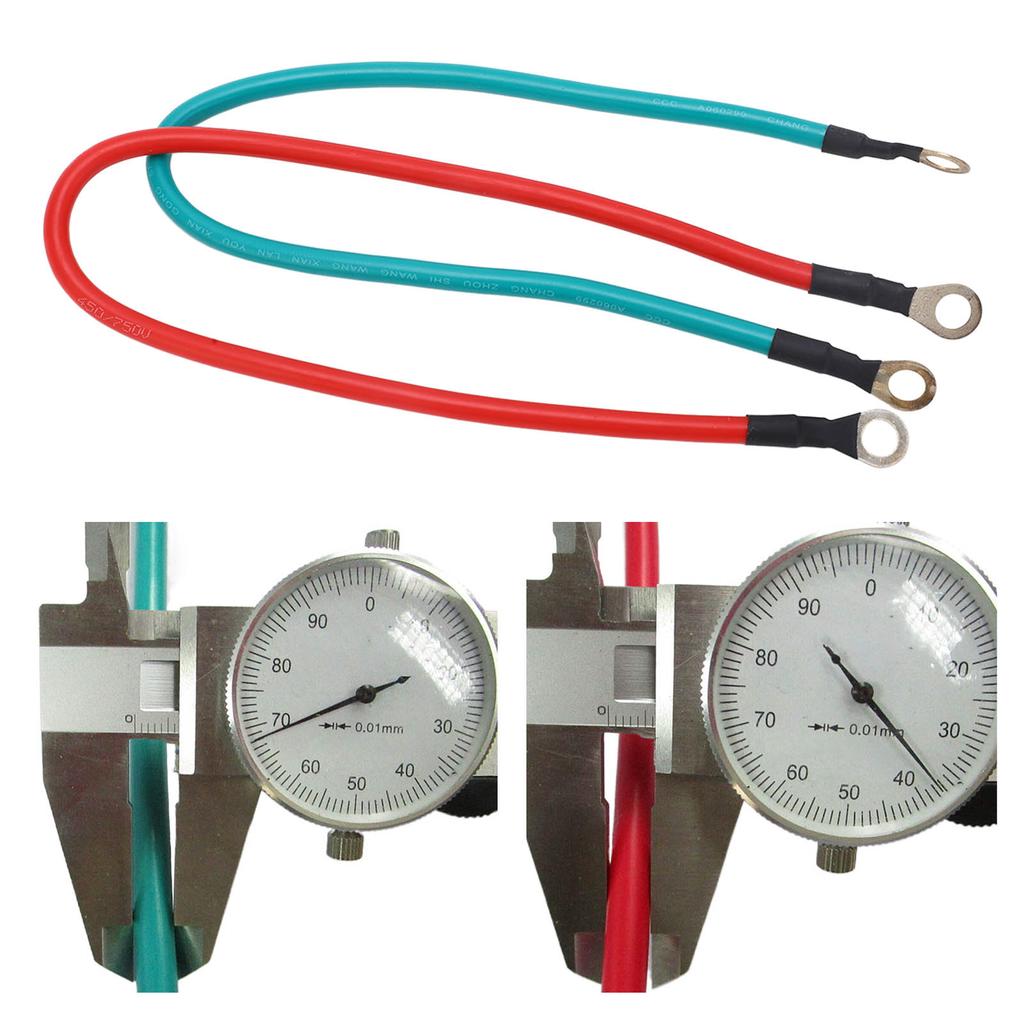 2 шт. кабель аккумулятора шнур питания кольцо ушко положительный отрицательный полюс для 173 178F 186 188F