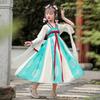 Qiz Hanfu qadimiy kostyum bolalar Xitoy uslubi kichkina qiz kiyimi Tang liboslari malika yubka milliy kostyum bolalar
