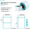 Durable Thermal Label Paper, 70x20mm, 3000 Sheets, for Cross-Border E-Commerce Printing