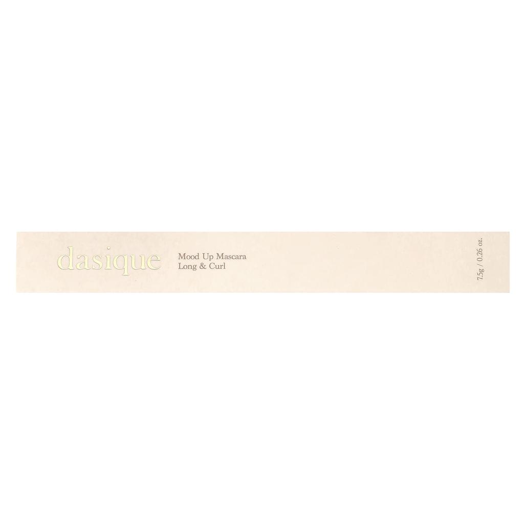 DASIQUE Mood Up Mascara, Long and Curl, 2 Chocolate Brown, 7.5g (0.26oz)