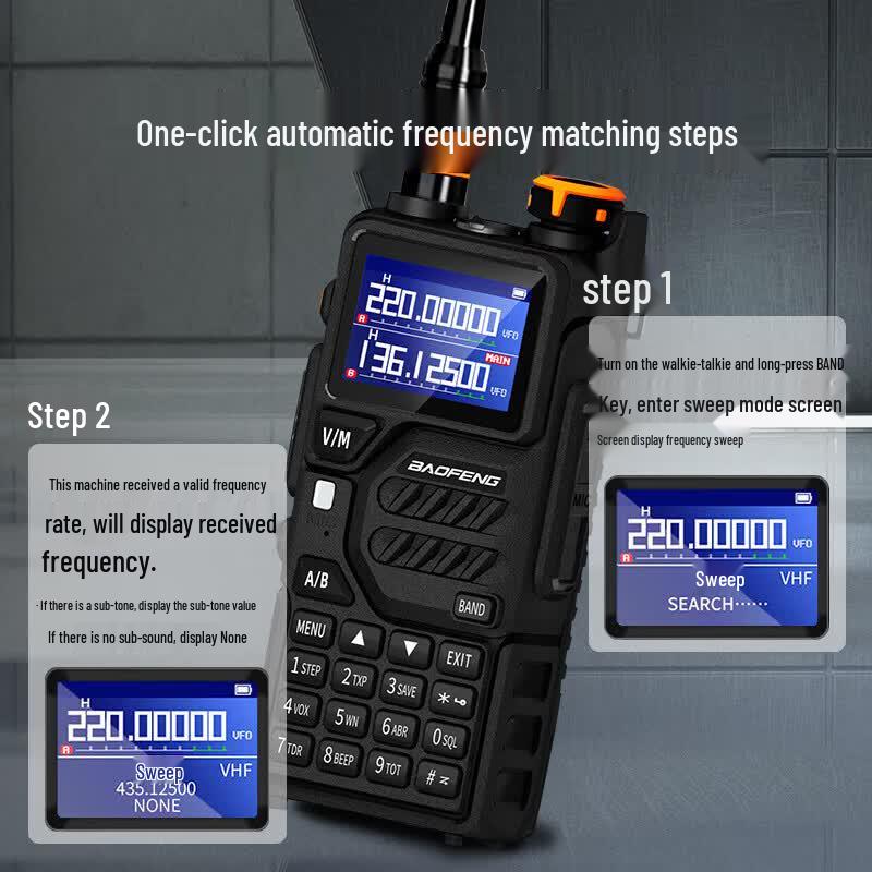BAOFENG K5PLUS UV Dual-Band Portable Walkie-Talkie (CN version)