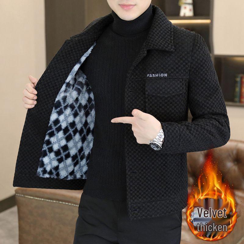 Мужская клетчатая флисовая куртка: Теплая, стильная одежда для зимы и осени